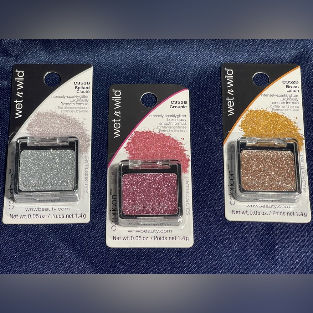 Wet n Wild Coloricon Glitter Eyeshadows